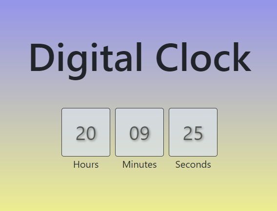 digital clock